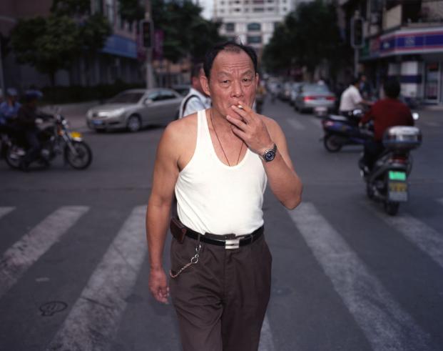 Man Smoking, Shanghai, 2010