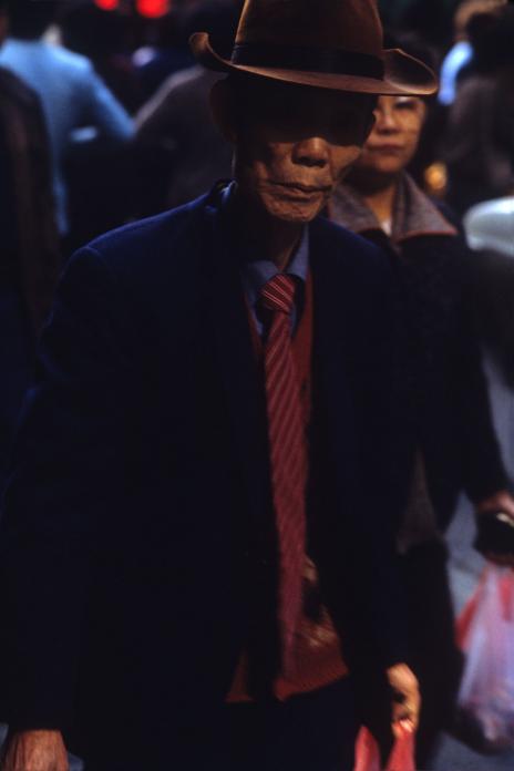 Man in Hat, Wanchai, 1983