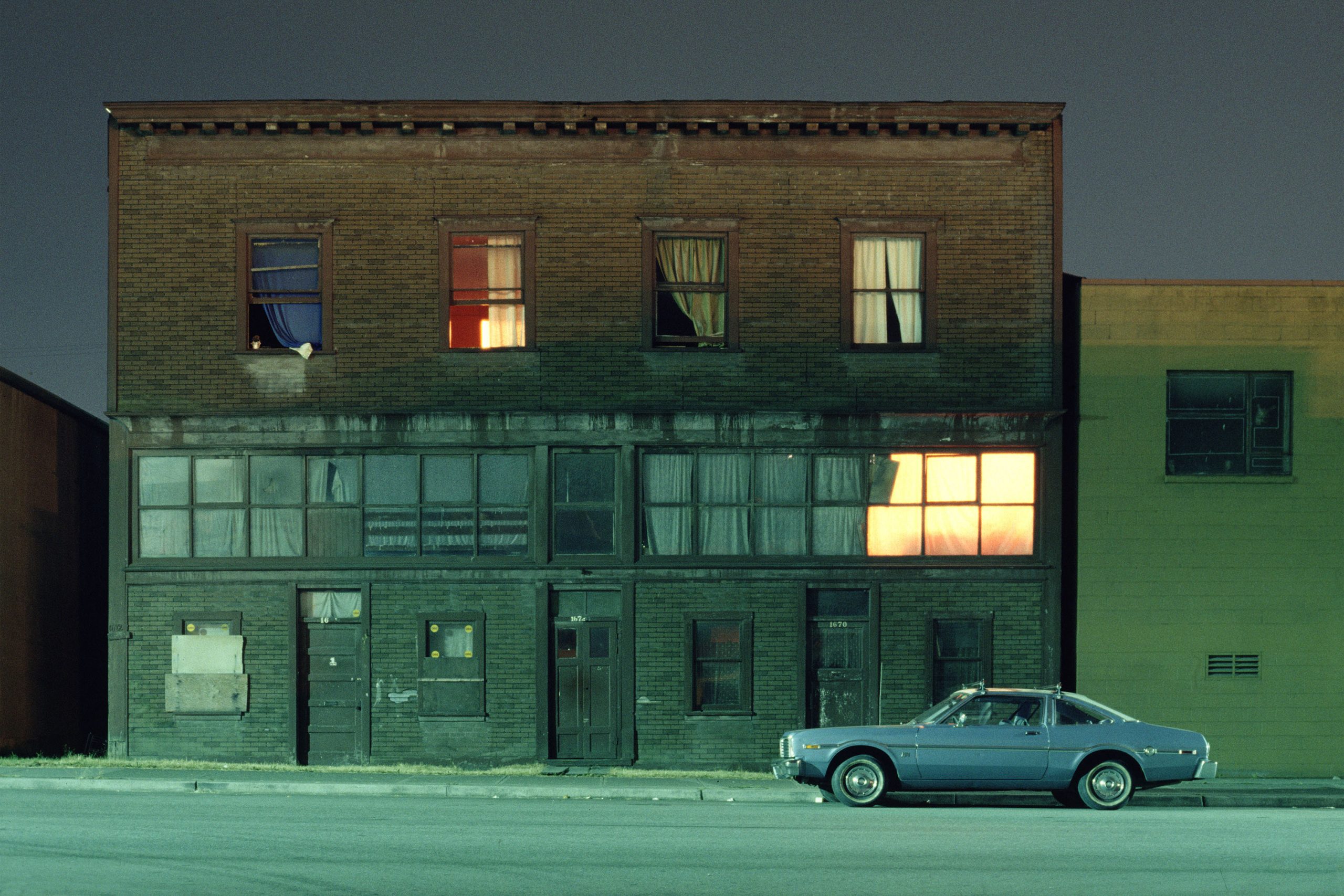 Car and Building, Franklin Street. 1981